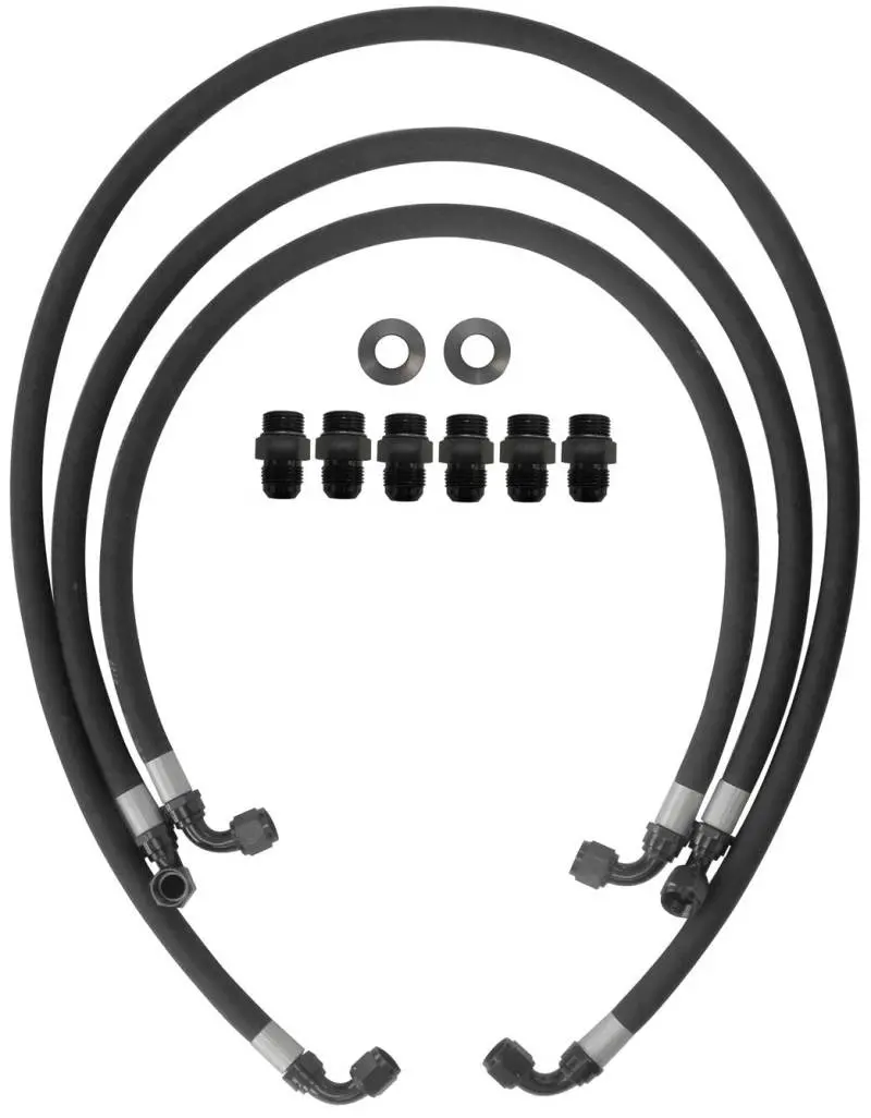 Fleece Performance 06-10 Gm Duramax 6.6L Lbz/Lmm Allison Transmission Cooler Lines 2
