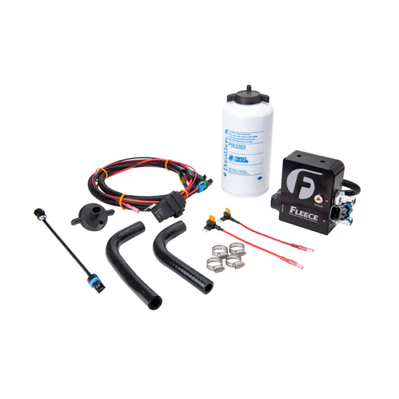 Fleece Performance 11-16 Gm 2500/3500 Duramax Auxiliary Heated Fuel Filter Kit 1