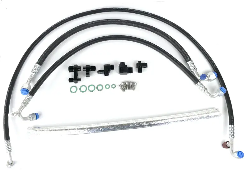 Fleece Performance 13-16 Dodge 6.7L Cummins 2Nd Gen Swap Kit A/C Line Reroute Kit 1