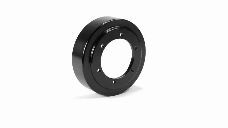 Fleece Performance 13-18 Dodge 2500/3500 Cummins Fan Drive Pulley (Black Finish) 1