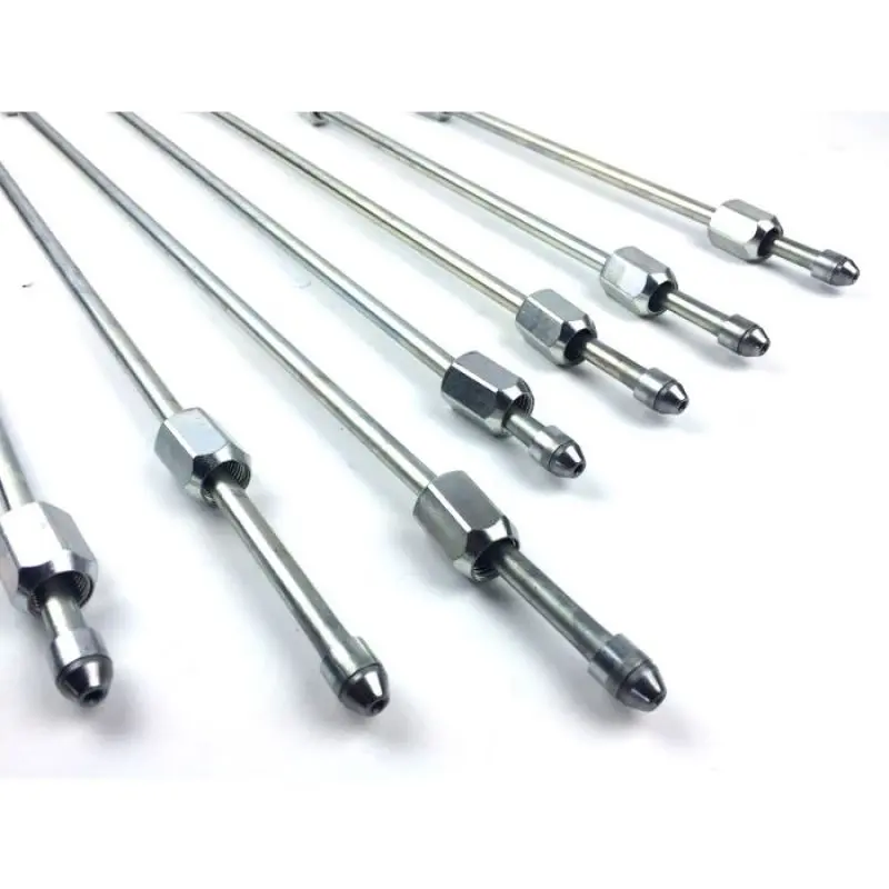 Fleece Performance 16In High Pressure Fuel Line (8Mm X 3.5Mm Line, M14x1.5 Nuts) 1