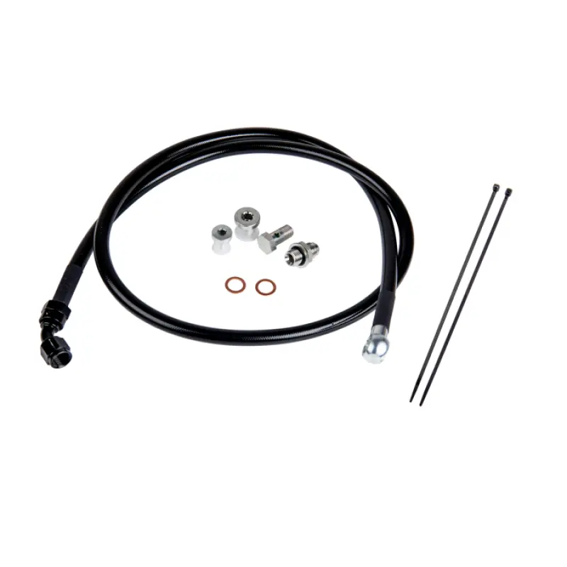 Fleece Performance Duramax Remote Turbo Oil Feed Line Kit For 01-16 6.6L Duramax Turbochargers 1