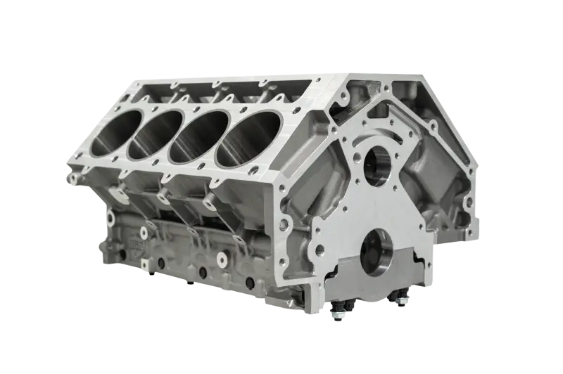 Fleece Performance Gm Lsr Freedom Series Standard Deck Solid Aluminum Block 2