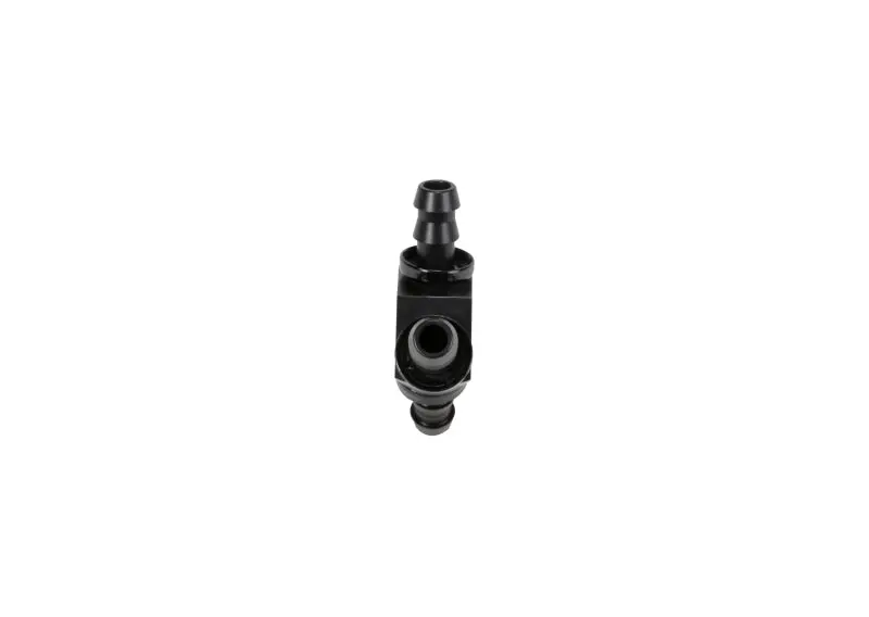 Fleece Performance Universal 3/8In Aluminum Y Barbed Fitting (For -6 Pushlock Hose) - Black Anodized 1
