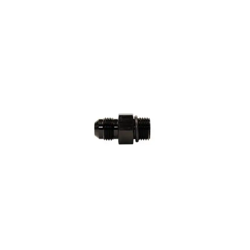 Fleece Performance Universal -6An To 9/16In-18 Straight Male W/ O-Ring - Black 1