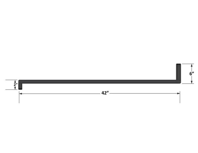 Fleece Performance Universal Pre-Formed 5/8In Id Hose W/ 90 Deg. Ends 1