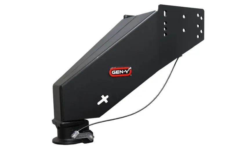 Gen-Y Nomad Static 5Th Wheel To Gooseneck - 6.5K Tw 30K Tow - Texture Black (1116/1621/1716 Frames) 1