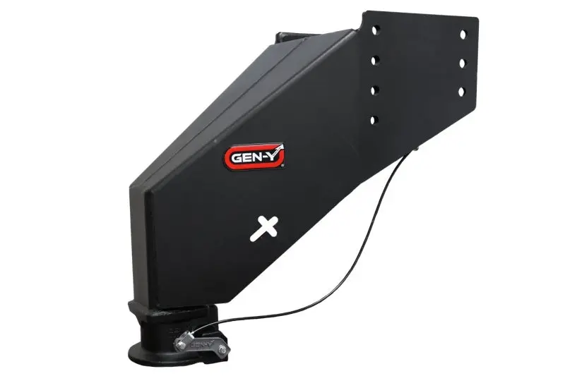 Gen-Y Nomad Static 5Th Wheel To Gooseneck - 6.5K Tw 30K Tow - Texture Black (Rhino Frames) 1