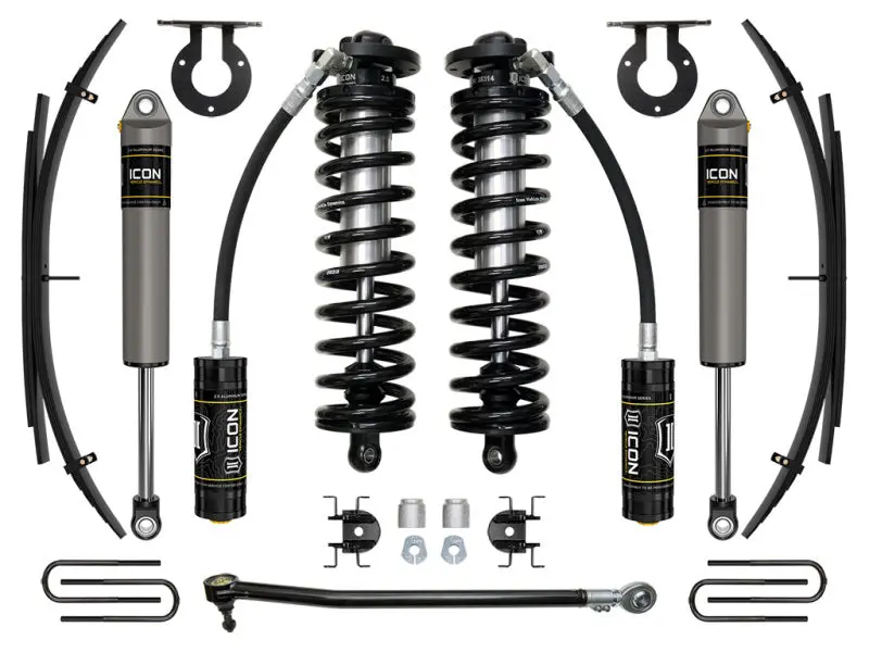 Icon 17-23 Ford F-250/F-350 2.5-3In Stage 2 Coilover Conversion System W/ Expansion Pack 1