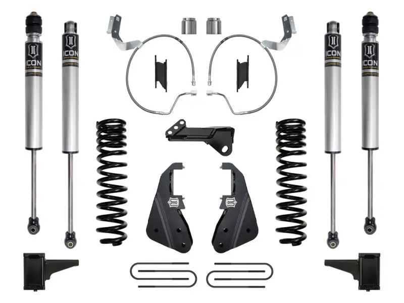 Icon 2023 Ford F-250/F-350 Super Duty 4Wd Diesel 4.5In Lift Stage 1 Suspension System 1