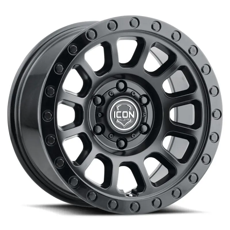 Icon Hulse 18X9 6X5.5 0Mm Offset 5In Bs Double Black 1
