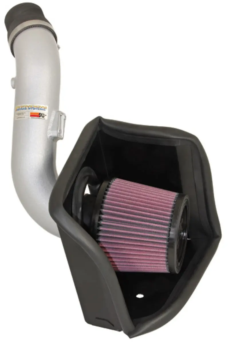 K&N 06-09 Ford Fusion V6-3.0L Silver Typhoon Short Ram Intake 1
