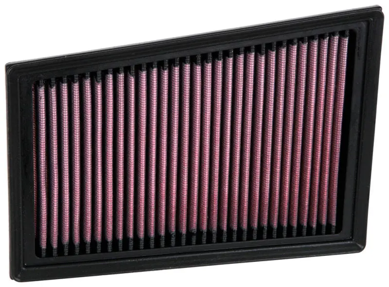 K&N 07-11 Nissan 1.125In H X 9.063In L X 6.438In W Replacement Air Filter 2