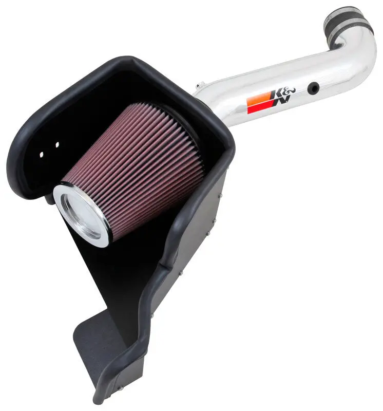 K&N 2013 Dodge Ram 1500 V8-4.7L High Flow Performance Air Intake Kit 1