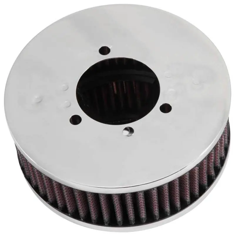 K&N 4In Id / 5.5In Od / 2In H Custom Assembly Filter Designed To Fit Harley-Davidson Motorcycle 2