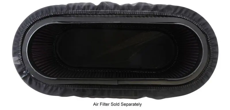 K&N Air Filter Wrap - Black - 4.313In Base Id X 4.75In Top Id X 6.75In H 2