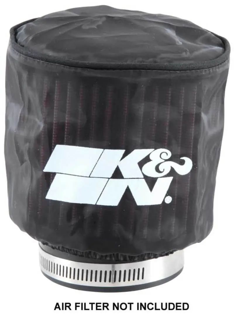 K&N Black Drycharger Round Straight Air Filter Wrap 4.5In Id X 4In H 1
