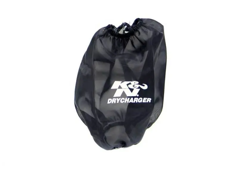 K&N Black Drycharger Round Tapered Air Filter Wrap 5In Top Id / 7.5In Base Id / 8In Height 1