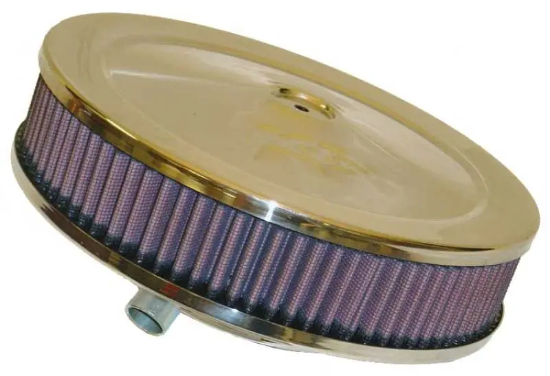 K&N Custom Oval Race Filter 5-1/8In Flg / 9In Od X 3-3/8In Hw/Vent 1