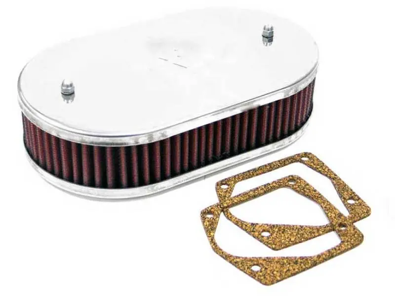 K&N Custom Racing Assembly Bolt On Oval 6-8 Air Filter 2.188In Height 5.125 Id 3.156In Flange 1
