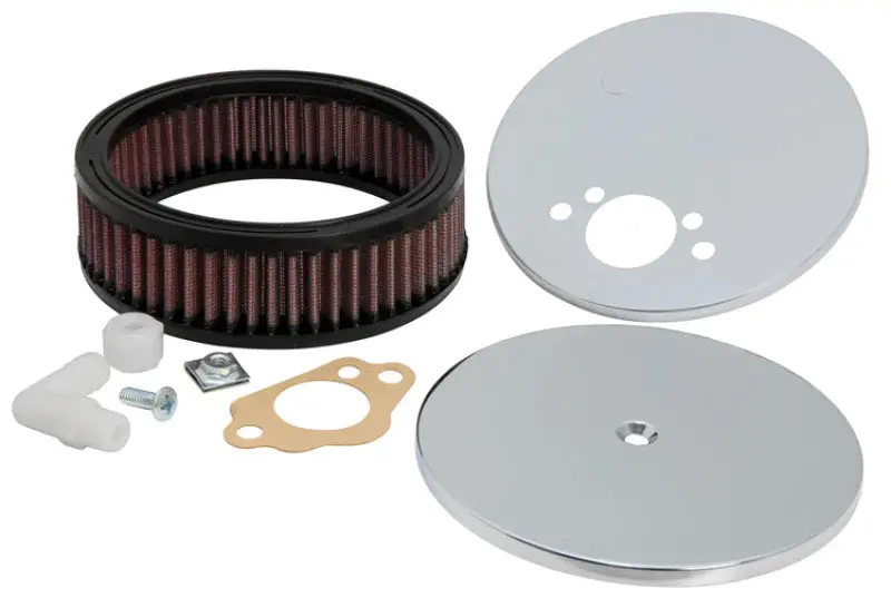 K&N Custom Round Racing Assembly Red 5.875In Od X1.313In Id X 1.813In Height 1