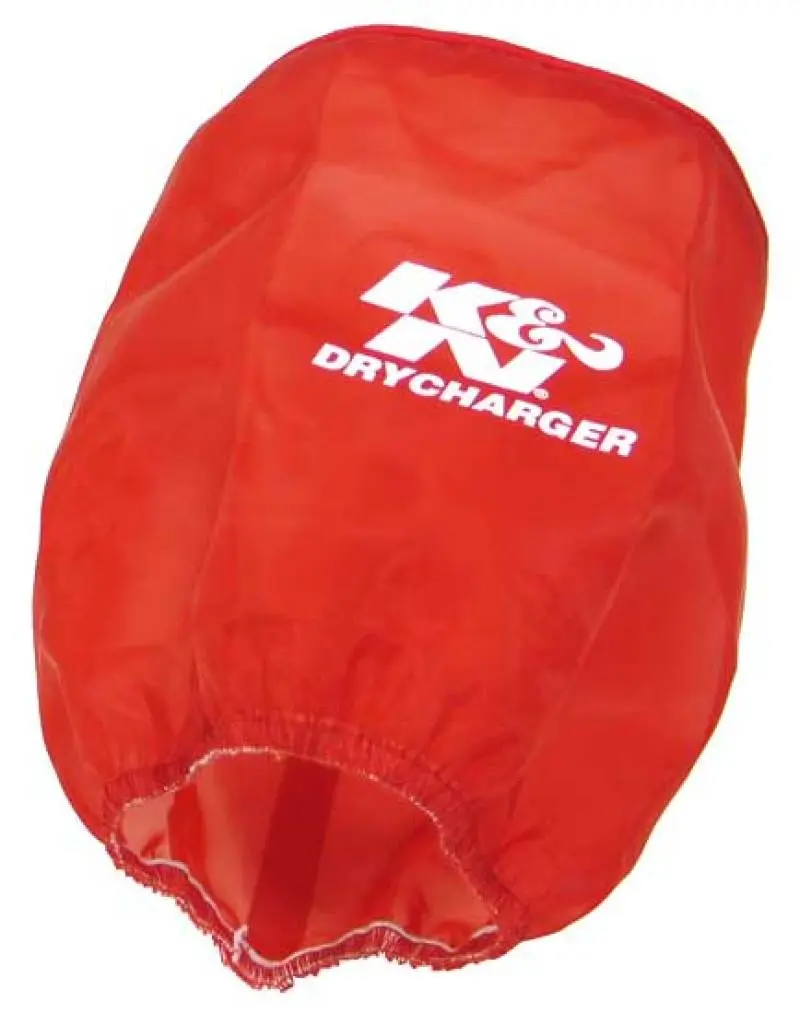 K&N Drycharger Air Filter Wrap Red 6In Base Id X 5In Top Id X 6.5In Height 1
