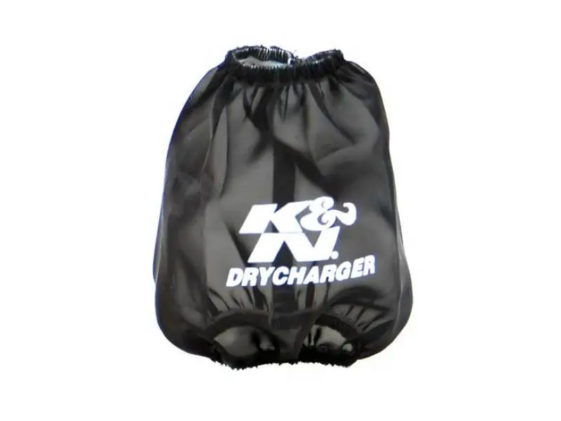K&N Drycharger Round Tapered Air Filter Wrap - Black 5.125In Base Id X 3.5In Top Id X 6In H 1