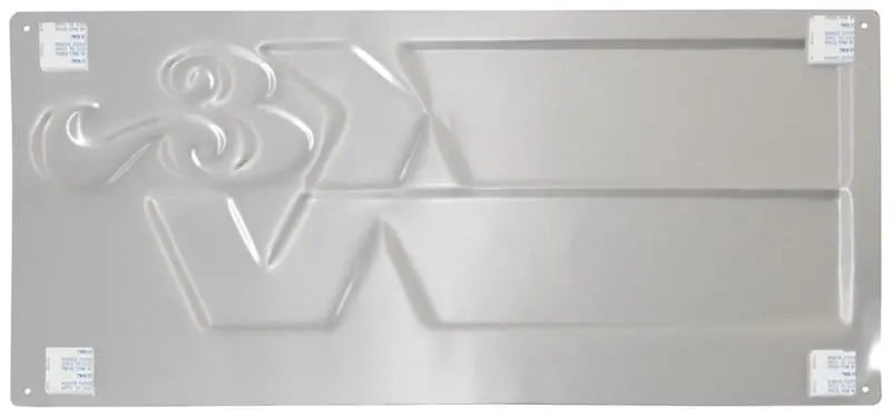 K&N Embossed Metal Sign 9In H X 20In W 1
