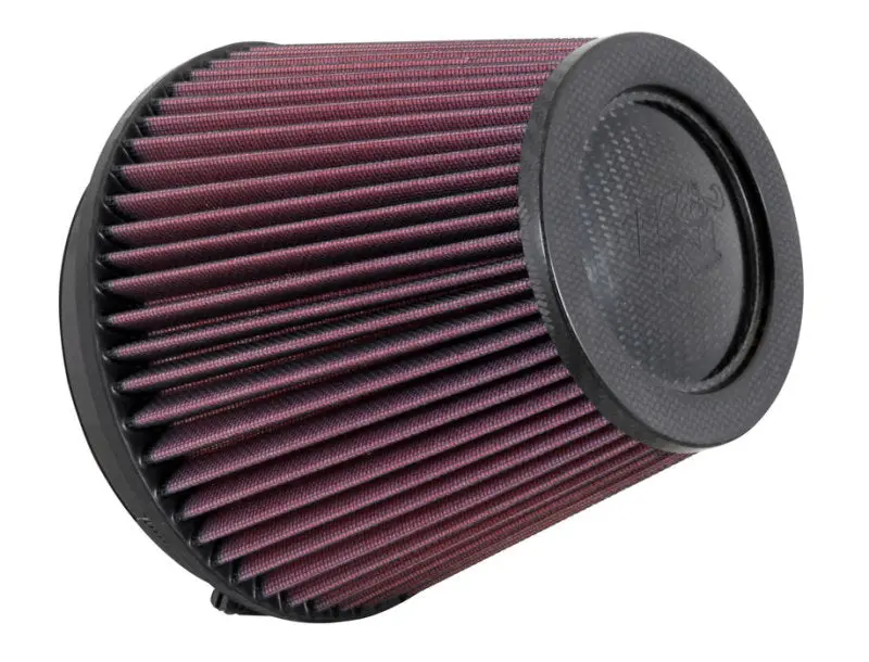K&N Filter Universal Air Filter Carbon Fiber Top With 6In Flange X 7.5In Base X 6In H 1