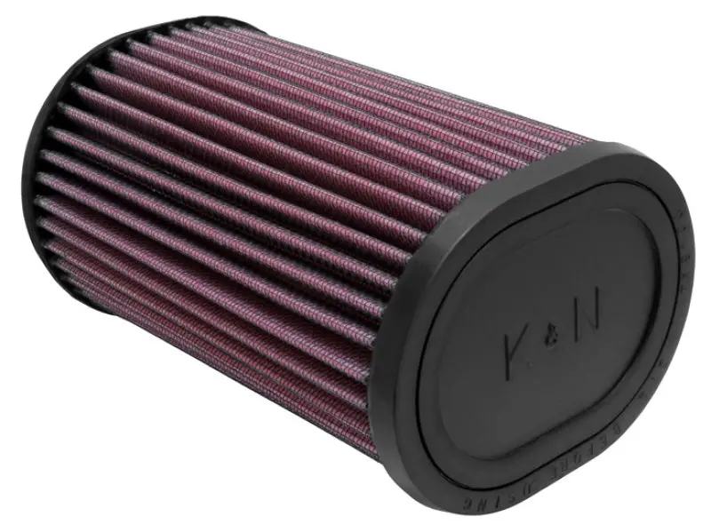 K&N Filter Universal Rubber Oval Straight 4.5In Ol X 3.75In Ow X 7In Height 20 Degree Angle 1