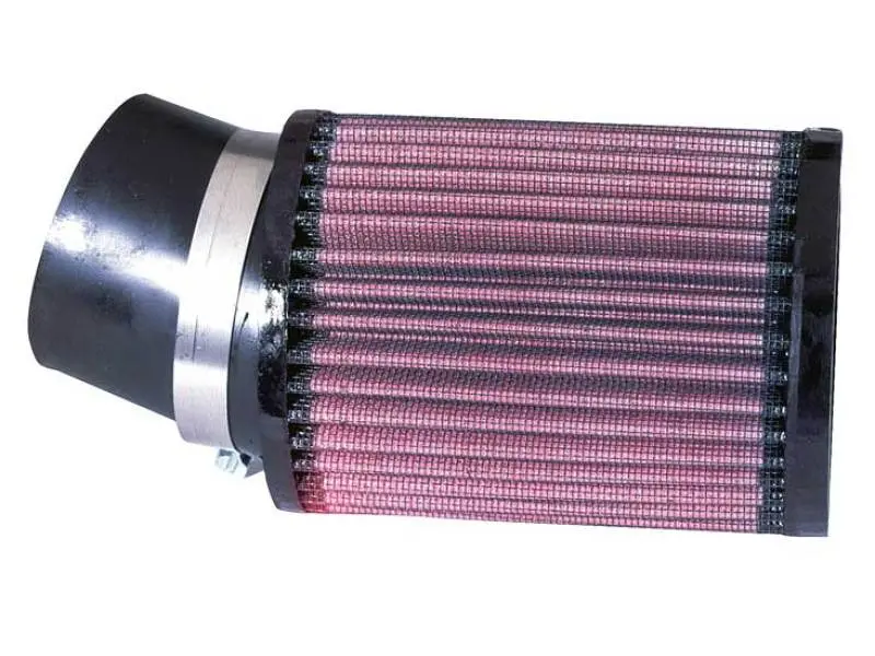 K&N Filter Universal Rubber Round Straight Filter 20 Deg Angled 2-7/16In Flange 3-3/4In Od 5In H 2