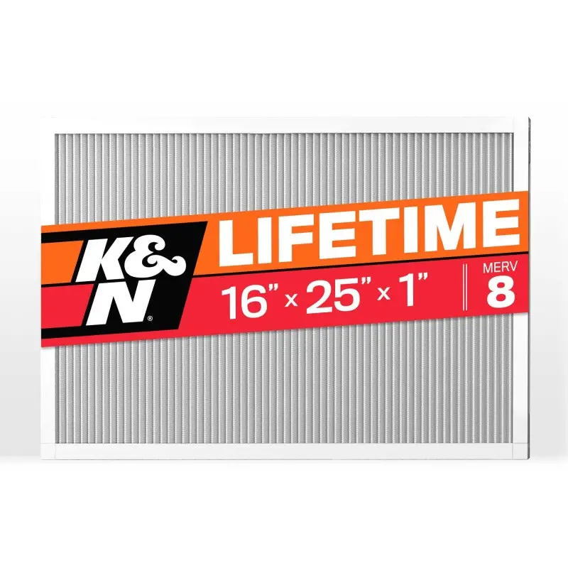 K&N Hvac Filter 16 X 25 X 1 Merv 8 1