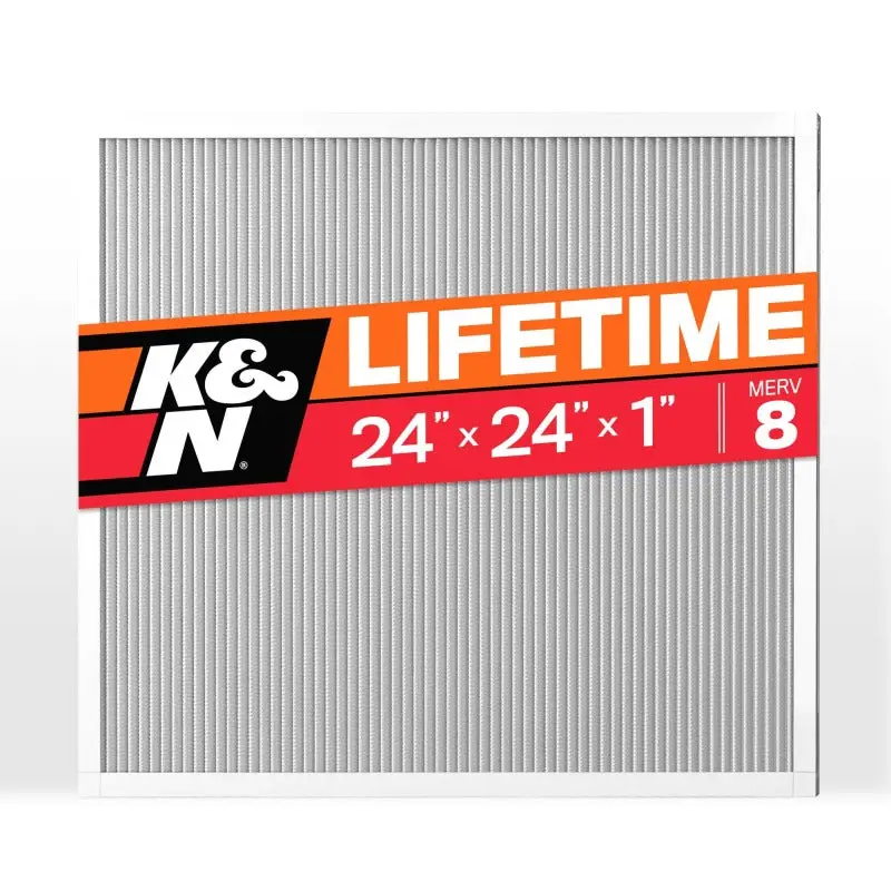 K&N Hvac Filter 24 X 24 X 1 Merv 8 1