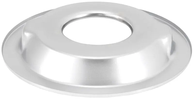 K&N Metal Base Plate 14In Od 5-1/8In Flange Chrome Finish 1
