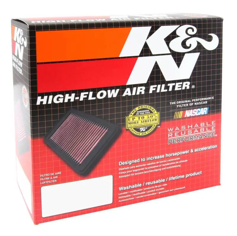 K&N Round Air Filter 7In Od 5.188In Id 3 Height 2