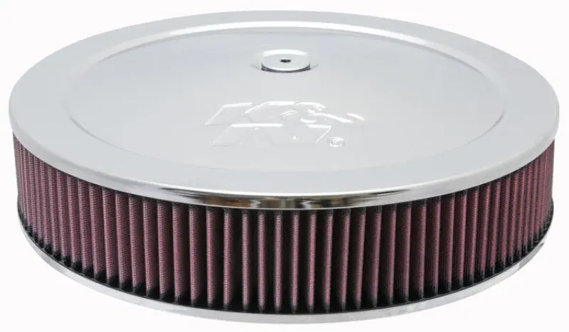 K&N Round Air Filter Assembly 12In Id / 3.063In Height / 5.125In Neck Flange / 7/8In Drop Base 1