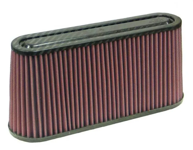 K&N Universal Air Filter Carbon Fiber Top 12In Flange Id X .875In Flange Length X 5.75In Height 1