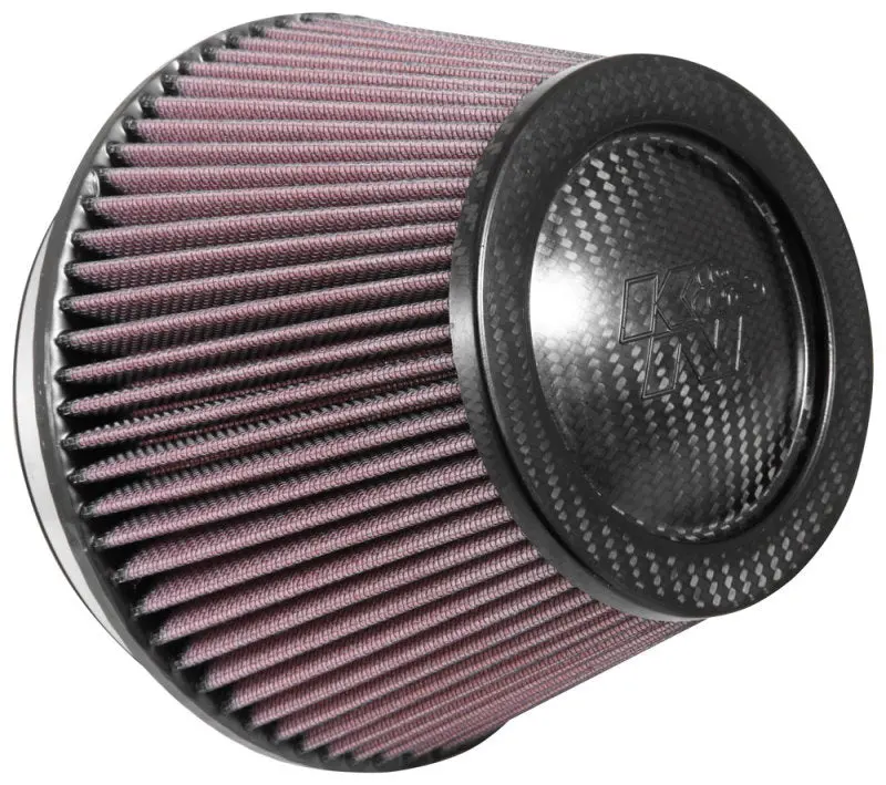 K&N Universal Carbon Fiber Filter 6In Flange / 7-1/2In Od-B / 5-1/8In Od-T / 5In H 1