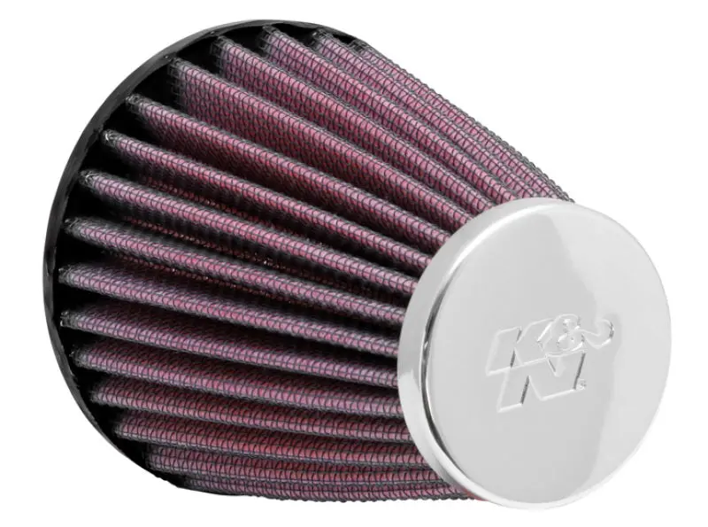 K&N Universal Chrome Filter 2.063In Flange Id X 3.5In Base Od X 2In Top Od X 4In H 1