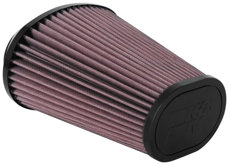 K&N Universal Clamp-On Air Filter 2.844X4.813In Flg Id X 6.5X4.75In B Od X 4.5X3.25In T Od X 7.5In H 1