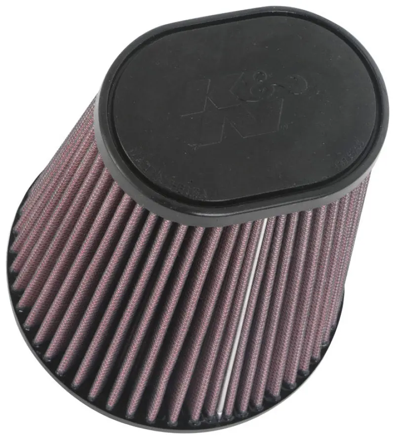 K&N Universal Clamp-On Air Filter 3-1/2In 10 Degree Flange 5-3/4In B 4-1/2In X 3-1/4In T 7In H 1