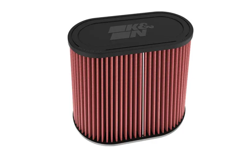 K&N Universal Clamp-On Air Filter 3In Dual Flange 9In X 6In Base 7.5In X 3.688In Top 7.5In Height 1