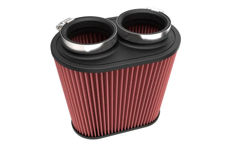 K&N Universal Clamp-On Air Filter 3In Dual Flange 9In X 6In Base 7.5In X 3.688In Top 7.5In Height 2