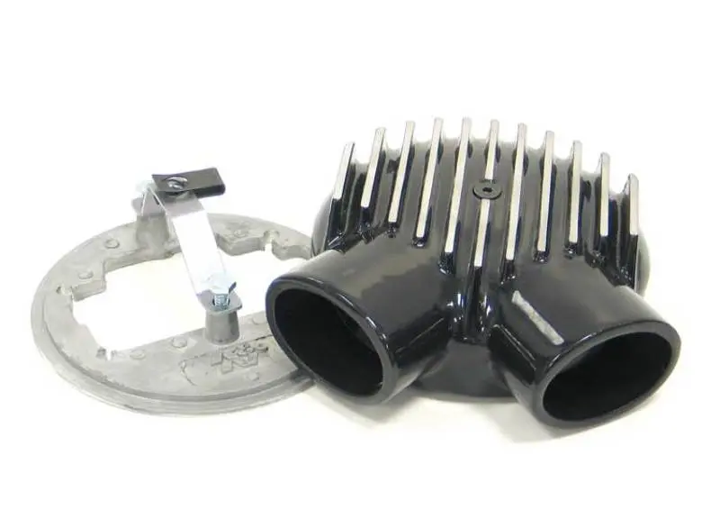 K&N Universal Plenum 6.875In L X 5.75In Outer Dia - Black - Weber Dgv Carburetor 1