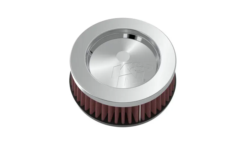 K&N Universal Round Clamp-On Air Filter 2In. Flange / 5-3/8In. Od / 2In. Height 1