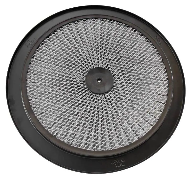 K&N X-Stream Top Filter 14In Od Black Round Lid 1