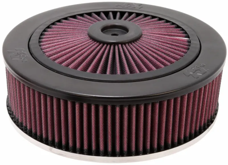 K&N X-Stream Top Filter - Red - Size 9In - 5.125In Neck Flange / 2.75In Height 1
