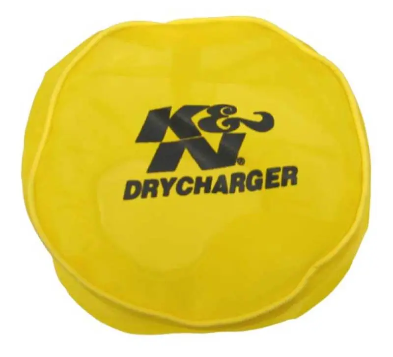 K&N Yellow Drycharger Round Tapered Air Filter Wrap 1