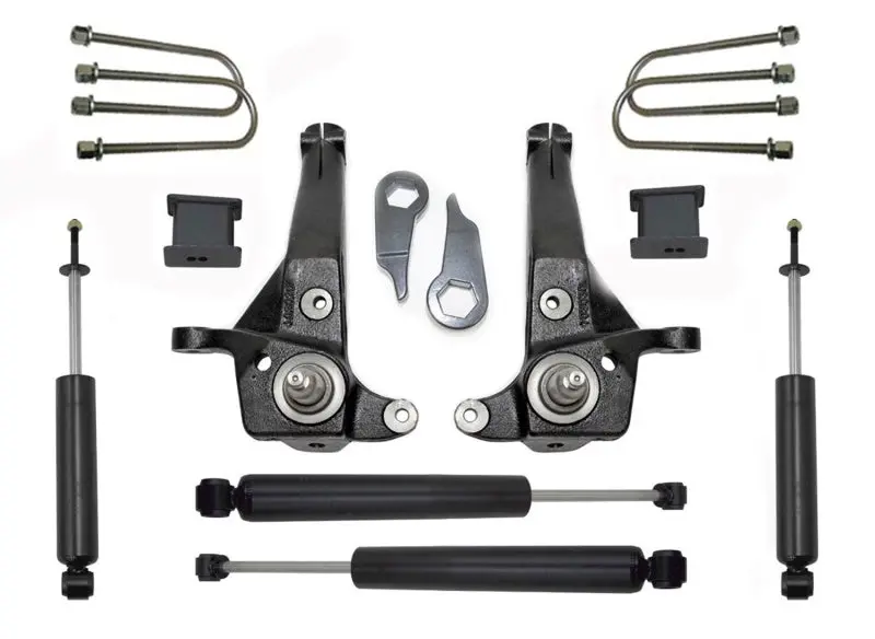 Maxtrac 01-09 Ford Ranger 2Wd W/Torsion Bar Susp. (Non Stabilitrak) 5In/3In Spindle Lift Kit 1
