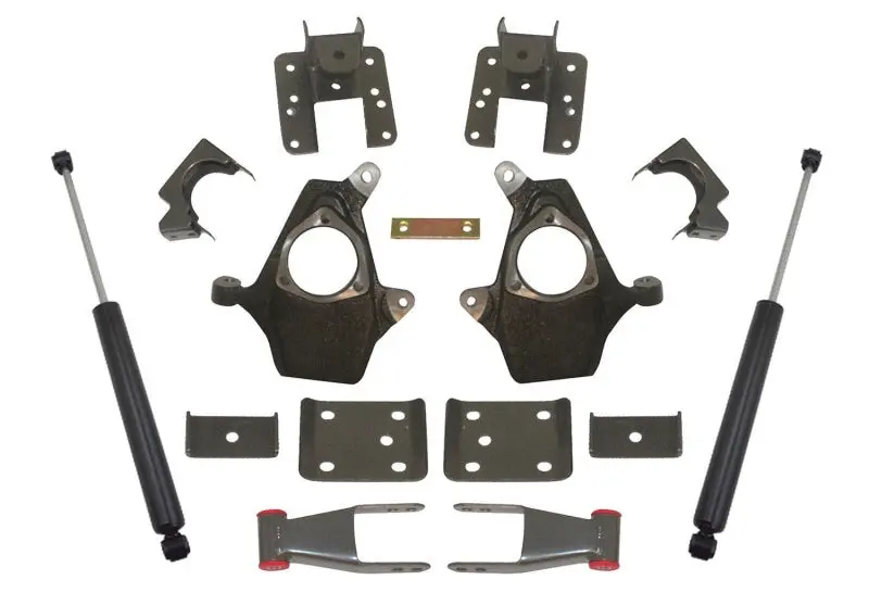 Maxtrac 07-16 Gm C/K1500 2Wd/4Wd (Non Magneride) 2In/4In Lowering Spindle Kit 1